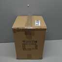 Vaziden Modern Glass Pendant Lighting for Kitchen Island, Farmhouse Black and Gold Pendant Light Fixtures 1 Pack, Adjustable Hanging Ceiling Light Angled Clear Glass Shades 8 Inch