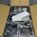 GreenLighting Modern Solar Post Cap Lights Fits 4x4 Wood, 4x4 & 5x5 PCV/Vinyl Outdoor Solar Powered Light, Fence Post, Landscaping, Deck, Garden- Bright LED, Waterproof Black 12 Pack