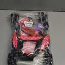 fash n kolor® - Doll Stroller My First Baby Doll Strollers Toy - Flower Design with Basket in The Bottom- Doll Accessories 2 Free Magic Bottles Included (Polka Dot)