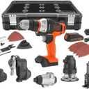 BLACK+DECKER 20V MAX MATRIX Drill, Power Tool Combo Kit, 6-Tool Set, Cordless Tool Set (BDCDMT1206KITC)