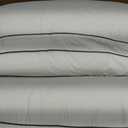 Goose Feather and Down Pillows Queen Size Set of 2, Luxury Bed Pillows
Hotel Collection, 600 Thread Count Cover, Gusseted Design, Downproof, Medium Firm, Soft Support, White, 20x30 Inch