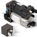 Air Suspension Compressor Pump Compatible with Mercedes GL-Class X166 GL 350 GL450 GL500 GL550, M-Class W166 ML250 ML 350, A1663200104 A1663200204 1663200104 1663200204
