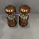 Lichamp LED Camping Lantern, 4 Pack Battery Powered Flashlight for Power Outages, Portable Collapsible Hanging Light Essential for Home, Outdoor, Emergency Lamp Survival Kit Gear for Hurricane, Gold