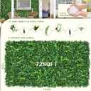 TTTM Artificial Greenery Boxwood Leaf Roll Panels: 72"x144" (72 SQFT) | Faux Boxwood Greenery Decor with UV Protection, Outdoor and Indoor Privacy Screen, Garden Fence, Party Green Photo Backdrop