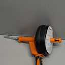 Drain Auger, Clog Remover with Drill Adapter, 25 Feet Flexible Plumbing Snake Use Manually or Powered for Kitchen, Bathroom and Shower Sink, Comes with Gloves (orange)