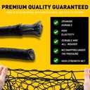 for Nissan Frontier Envelope Style Truck Bed Cargo Net - Fits 2013-2024 2025 2026 Frontier Accessories Cargo Net for Pickup Truck Bed - Heavy Duty Carabiners