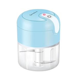 EASYSPEED Electric Garlic Chopper 1Cup, Mini USB Type-C Charging Wireless Food Processor with 304 Stainless Steel, 2 Sharp Blades, Portable Kitchen Meat Grinder for Onion, Garlic, Ginger, Baby Food