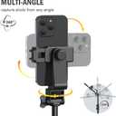 Liphisy 64 Tripod for Cell Phone & Camera, Phone Tripod with Remote and Phone Holder, Sturdy & Stable Height Adjustable Multi-Angle Shot Selfie Stick Tripod for Video Recording