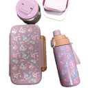 Mermaid-Themed Bento Box Set - Lunch Containers, Insulated Water Bottle