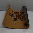 Jialch Take Off Your Fucking Shoes Please Funny Welcome Door mat Cute Coir Custom Outdoor Home and Office Decorative Entry Rug Indoor Garden/Kitchen/Bedroom Non-Slip Rubber Backing 23.6x15.6 Inch : Patio, Lawn & Garden