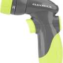 Flexzilla 6-Pattern Adjustable Garden Hose Nozzle Sprayer with Easy to Use on/off toggle & Durable Design