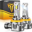 FAHREN Ultra Bright H11 Bulbs, 60000LM H11/H8/H9 Lights, 13X Brighter High-Focus LED HID, 6500K Cool White H18 Fog Light,Low Noise, Advanced Cooling, 90000Hrs Life,Pack of 2