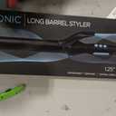 Bio Ionic Long Barrel Curling Iron with Moisture Heat Technology & NanoIonic MX Versatile Curling Wand - Multiple Barrel Sizes for Tight, Classic, Loose & Soft Curls, 1.25"
