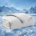 Bedsure Premium Cooling Blanket for Medium Dog - Q-MAX>0.5, Breathable Summer Washable Cold Pet Throw Blanket, Soft Durable Self Cooling Cat Mat for Hot Weather, Pearl Grey, 30x40