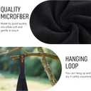 SUNLAND Microfiber Gym Bath Towel Ultra Soft Travel Camping Towel Super Absorbent Swimming Sport Yoga Sweat Towels with Straps for Adults and Children