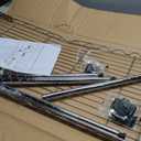 Simple Deluxe 1-Tier Shelving Unit, 29.92" W x 13.78" D x 14.96" H Steel Organizer Wire Rack, Chrome