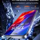 UNBREAKcable 2-Pack Screen Protector for iPhone 16, Military-Grade Shatterproof Tempered Glass [9H+ Hardness] [Easy Installation Frame] [99.99% HD Clear] for Apple iPhone 16