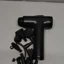 Massage Gun Deep Tissue, Handheld Electric Muscle Massager, High Intensity Percussion Massage Device for Pain Relief with 9 Attachments & 30 Speed(Black)