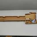 Ivilon Drapery Window Curtain Rod - End Cap Style Design 1 Inch Pole. 28 to 48 Inch Color Warm Gold