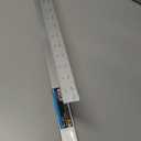 Pacific Arc Stainless Steel Ruler Inch and Metric, with 32nd and 64th Graduations, 48 Inches