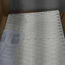 SONGMICS Laundry Hamper with Lid, 23.8 Gallon (90 L) Synthetic Rattan Clothes Laundry Basket with Lid and Handles, Foldable, Removable Liner, Cloud White ULCB51WT