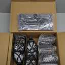 GIGALUMI 8 Pack Cold White Solar Fence Lights