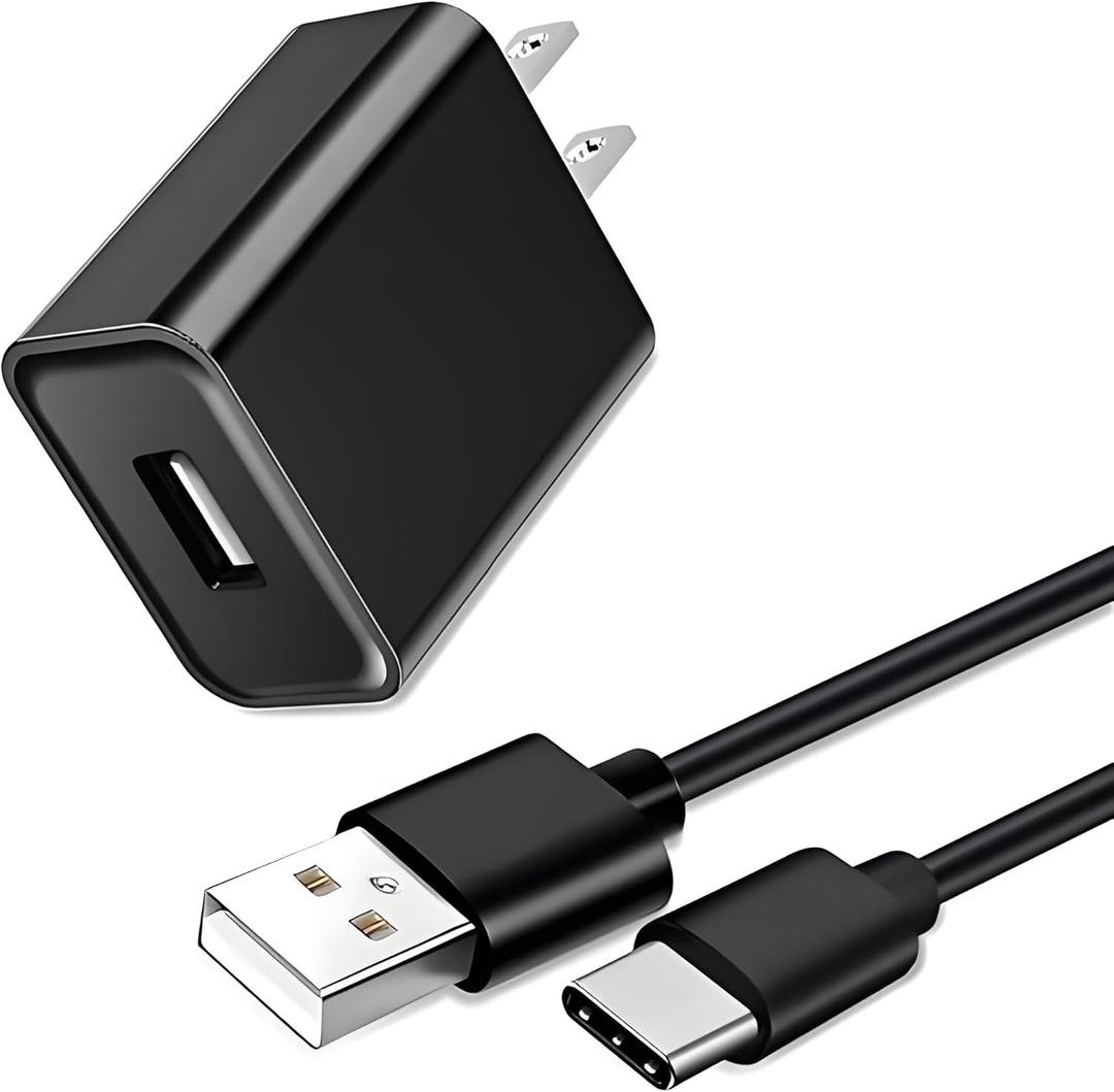 5V 2A USB-C Charger Cable Compatible with Kyocera DuraForce Pro 2 E6910/ E6920, Duraxv Extreme E4810, USB Wall Charger Power Adapter for Kyocera P Sanders, 5ft USB Type-C Cable
