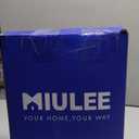 MIULEE Velvet Curtains 84 inches 2 Panels - Luxury Blackout Curtains for Bedroom Living Room Thermal Insulated Super Soft Window Drapes Rod Pocket & Back Tab, Olive Green, W52 x L84 inches