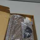 Lwenki Key Holder for Wall, Decorative Key and Mail Holder with Shelf Has Large Key Hooks for Bags, Coats  Paulownia Wood Key Hanger with Mounting Hardware (9.8W x 6.7H x 4.2D) (Brown)