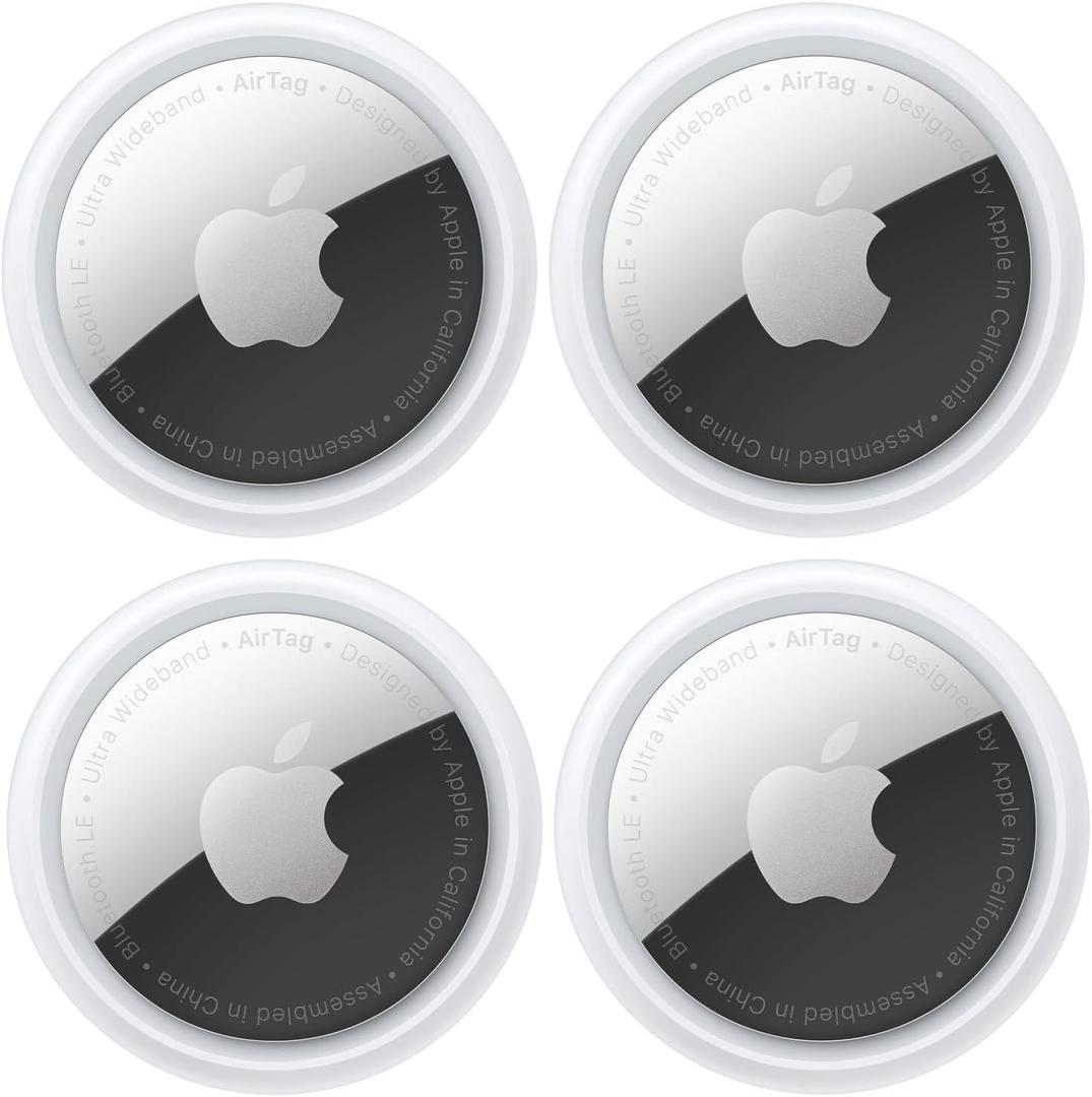 Apple AirTag Tracking Device, 4-Pack