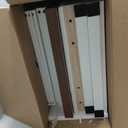 Shoe Cabinet, 4-Tier Thickened Wood Shoe Storage Cabinets, JSC004WWB, 29.9"×14.6"×33.1"