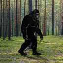 7.4ft Bigfoot Metal Outdoor Decor Big Foot Sasquatch Gifts for Men/Dad/Women, Chimpanzees Silhouette Statues for Yard Art, Garden, Patio, Backyard, Forests, Lawn Decorations(Classic Style)