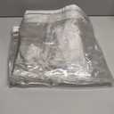 Tarps Now Marine Grade Fire Retardant Clear Vinyl Tarp, (8 x 8) with Brass Grommets - Waterproof Heavy Duty Tarp Canopy Sheet Cover Multi Purpose Tarpaulin for Indoor and Outdoor - 18 oz and 20Mil