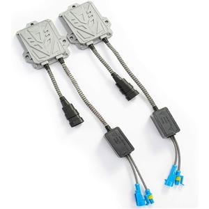HYB 12V Slim Digital Ballast for HID Bulb H11 H7 H8 H9 H4 H1 9005 9006 9007 Universal Fit- 2 Pack (55W/12V Canbus)