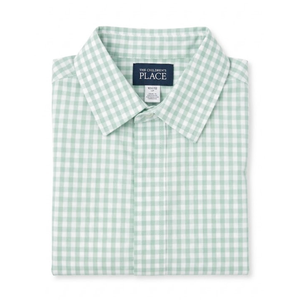 The Children's Place,Boys,Long Sleeve Button Down Shirts,Mint Taffy,Large