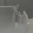 Vesici Clear Acrylic Sink Splash Guard Freestanding Panel Barrier with Easy Reach Cutaway Kitchen Guard Protective Splatter Barrier for Home Hospital (19" Length, 18" Height, 4.5" Base)