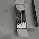 2 Pack Home Security Door Lock,Childproof Door Reinforcement Lock,with 3" Stop Withstand 800 lbs,for Inward Swing Doors,Night Kids Safety Metal Flip Lock Deadbolt Latch (Silver)