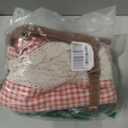 VitalCozy Waterproof Picnic Blankets 59 x 78in Outdoor Blanket Foldable 2 in 1 Double Layer Sandproof Beach Mat with Carry Strap for Camping Lawn Park Beach Grass(Red White)