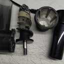 Jocuu Slow Masticating Juicer Machines with Soft Hard Modes Easy to Clean Quiet Motor & Reverse Function, Cold Press Juicer for Fruit & Vegetable, 90% Juice Yield, with Brush & Recipes (Grey) 