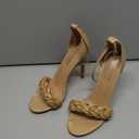 Cape Robbin Stormi Sexy Stiletto High Heels for Women, Round Open Toe Shoes Heels, Size 7