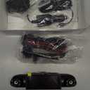 360 Full View Dash Cam Front and Rear Inside, 4 Channel Dashcam 1080P Full HD Dash Camera for Cars with Infrared Lamps Night Vision G-Sensor, Parking Mode, 64GB SD Card Car Accessories