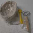 Banneton Bread Proofing Basket Sourdough Bread Baking Supplies, Sourdough Starter Kit with 9" Round & 10" Oval Banneton Baskets, Bread Lame, Sling, Spatula, Scraper, Dough Whisk