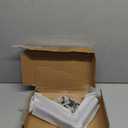 Heavy Duty Shelf Brackets 8 Inch (6 Pack), Rustic L Floating Shelf Brackets, Wall Shelf Bracket for DIY Decorative with Mounting Hardware