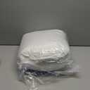 Litanika White Comforter Full Size, 3 Pieces Boho Lightweight Solid Bedding Set & Collections, All Season Fluffy Bed Set (79x90In Comforter & 2 Pillowcases)