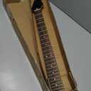 Electric Guitar Neck Maple Head Rosewood Fretboard 24 Fret for IBZ Parts Replacement Black