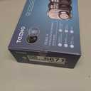 TEEHO TE001K Keyless Entry Door Lock with Handle, Electronic Keypad Deadbolt with 2 Knobs, High-Security Front Door Handle Set for Home & Rental, Smart Auto-Locking, Easy Install, Matte Black