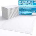 Sures Incontinence Bed Pads - Disposable Changing Pads for Baby - Pee Underpads for Adults for Bed - Absorbent Chux Underpads for Puppy Training - Pet Chucks - Men, Women & Kids (30'' x 36")