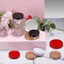 uxcell Mason Jar Lids, 70mm/2.76" Regular Mouth Tin Plate Caps Leak Proof for Canning Jars Kitchen Storage, (Black 12Pcs)