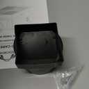 Tech Drive Very Quiet Bathroom Exhaust Fan - 80 CFM/70 CFM, 3&4-Inch Duct Included, Energy Star, No Attic Access, Ceiling Mounted for 75 Sq. Ft Bathrooms, Up to 80 CFM with 4-Inch Duct, White