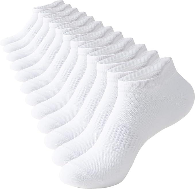 Irisbear Women's Ankle Socks - 5 Pairs Low Cut Tab & No Show Athletics Sports Running, Size 6-9